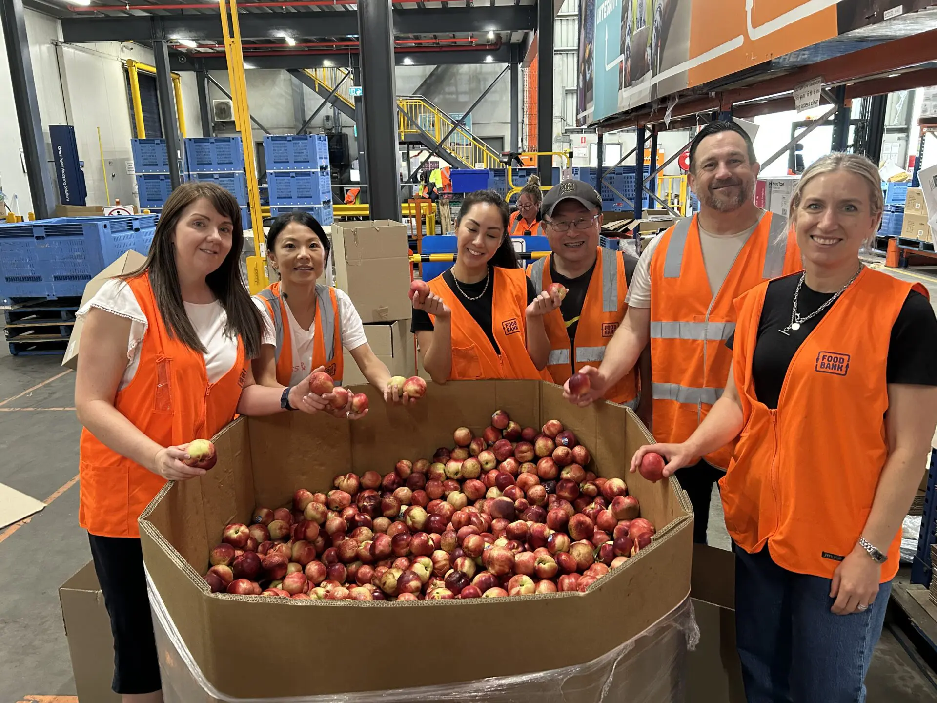 Sydney team volunteering for Foodbank Australia.