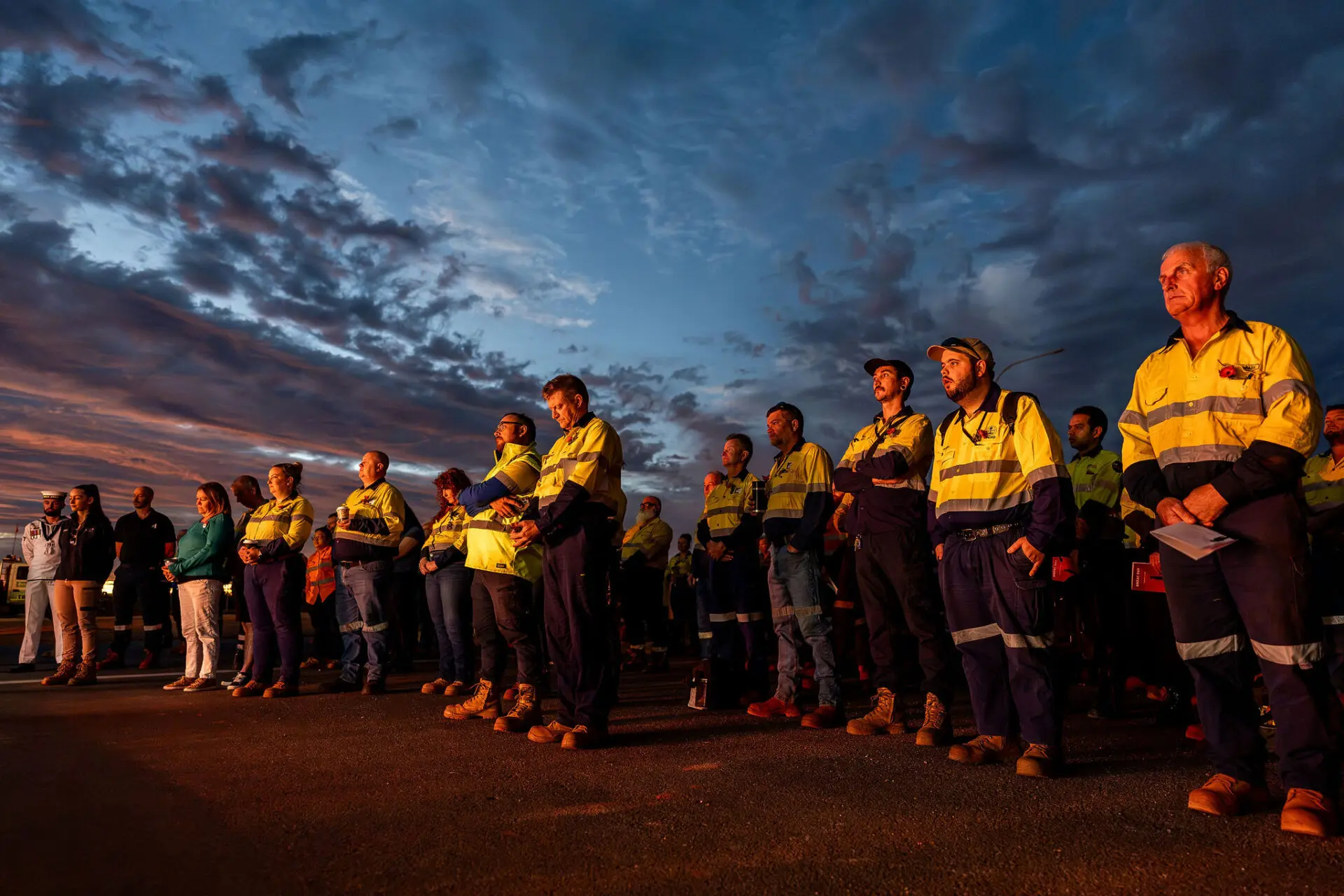 CGA Residents at an ANZAC Day Dawn Service