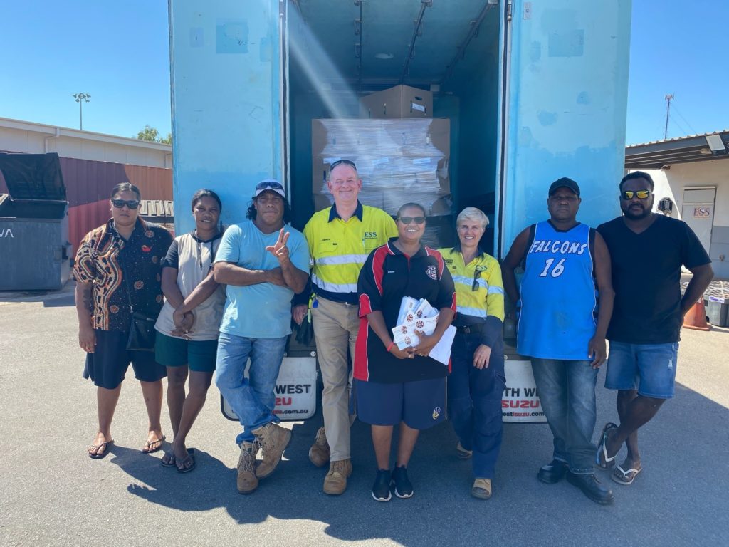 Indigenous engagement, community support, essentials box delivered