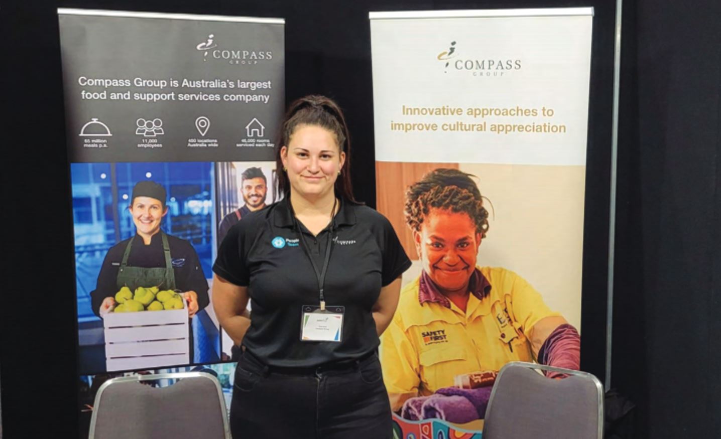 Meet our people Courtney Millen Compass Group Australia