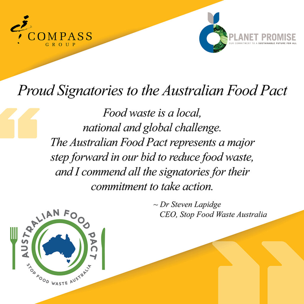 Australian Food Pact quote - Stop Food Waste Day