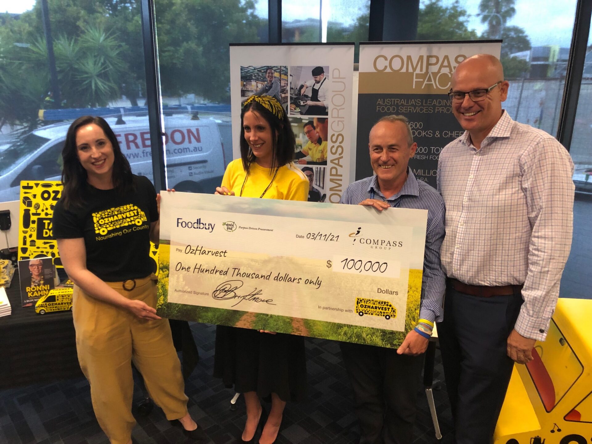 Compass Group Celebrates Another Year in Partnership with OzHarvest ...