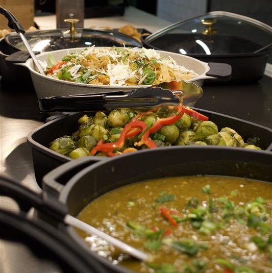 Sustainability - curries and goulash at Olympic Dam